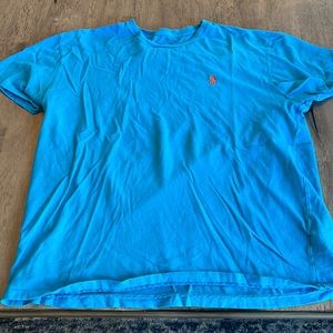 Blue Polo Tee Mens